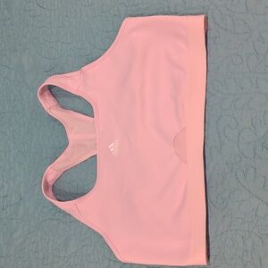 NWOT Adidas 3X Pink Sports Bra Mesh Back